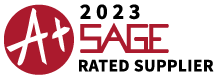 Thankful for You - We've Been Named 2023 SAGE 'A+' Supplier