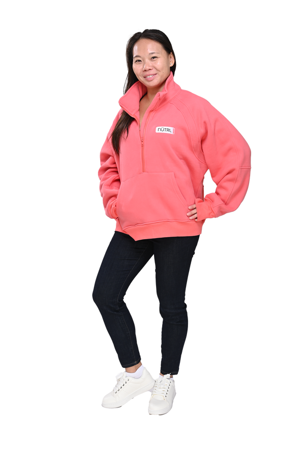 Ladies Scuba Oversized Half Zip (QZ100-C)