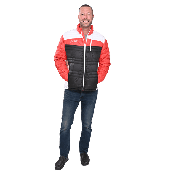Polar Full Zip Chevron Puffer Jacket (FZDJ102)
