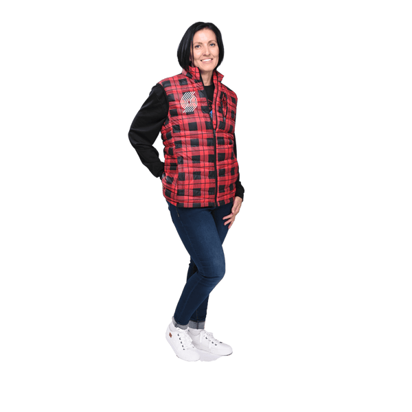 Polar Full Zip Chevron Puffer Vest (FZDV100)