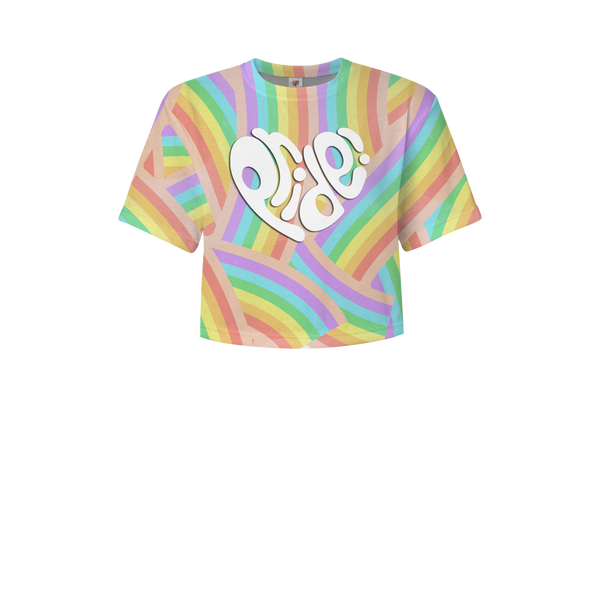 Pride Rainbow Cropped Tee (P105-PD)