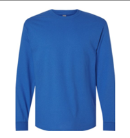 Tri Blend Long Sleeve Tee - Blue - Sample