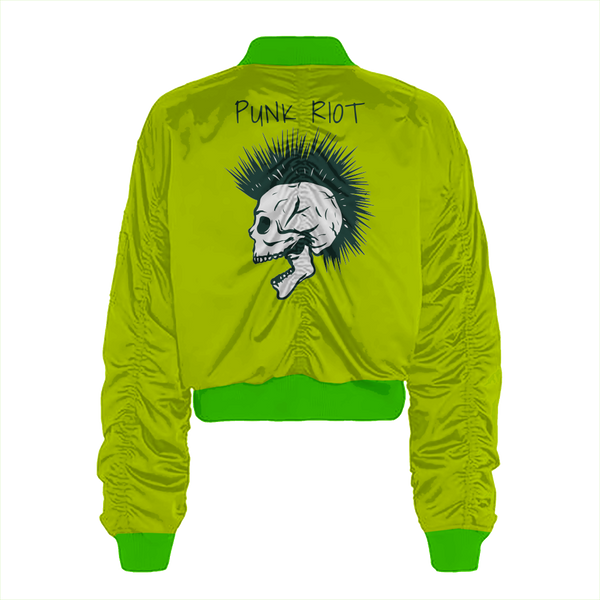 Ladies Classic Satin Bomber Jacket (CBJ200S)