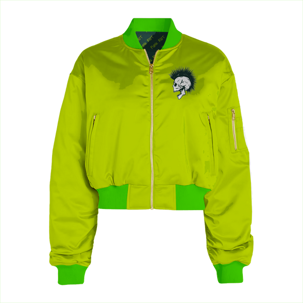 Ladies Classic Satin Bomber Jacket (CBJ200S)