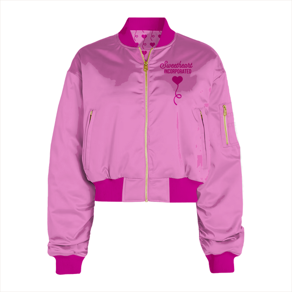 Ladies Classic Satin Bomber Jacket (CBJ200S)