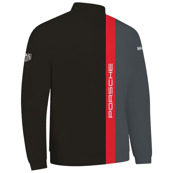 Color Block Accent Zipper Quarter Zip (CBQZ100)