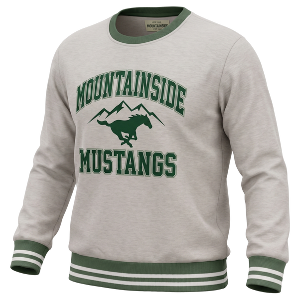 Varsity Ribbed Crewneck Sweatshirt (VCS100)