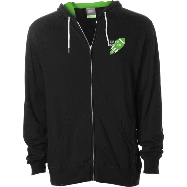 Independent Trading Contrast Draw Cord Full Zip (AFX90UNZ)