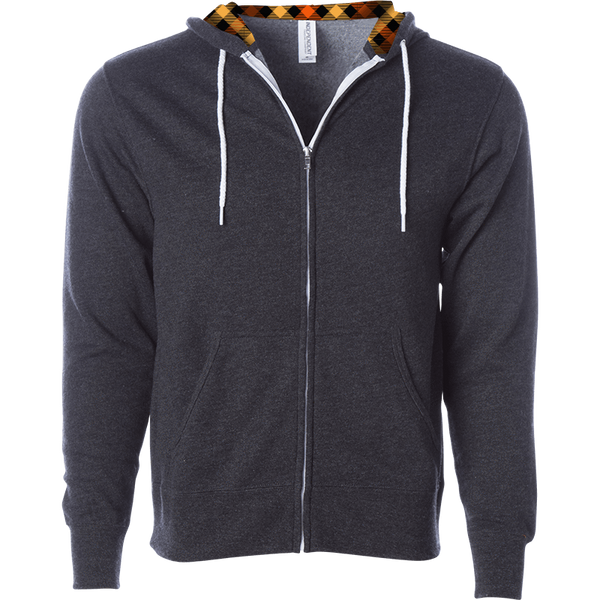 Independent Trading Contrast Draw Cord Full Zip (AFX90UNZ)
