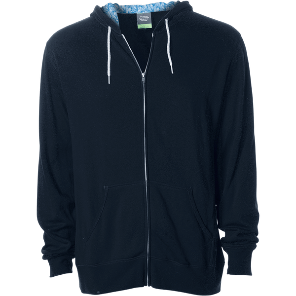 Independent Trading Contrast Draw Cord Full Zip (AFX90UNZ)