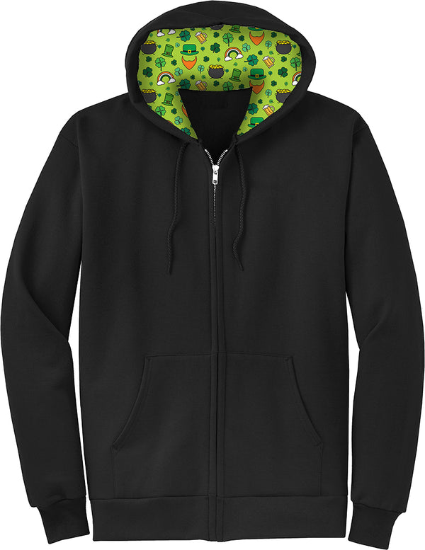 St. Patrick's Lucky Icons Full Zip