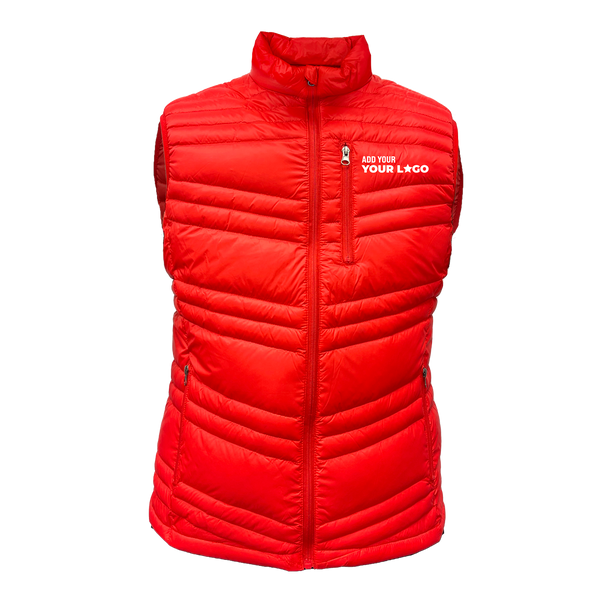 Polar Full Zip Chevron Puffer Vest (FZDV100)