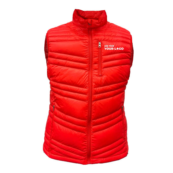 Polar Full Zip Chevron Puffer Vest (FZDV100) - Random Sample