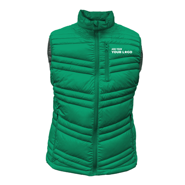 Polar Full Zip Chevron Puffer Vest (FZDV100)