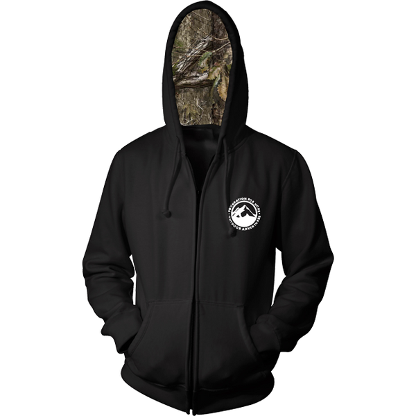 Full Zip Sweatshirt with Mossy Oak ® Hood (MO186)