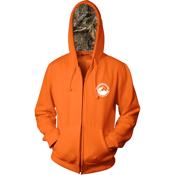 Full Zip Sweatshirt with Mossy Oak ® Hood (MO186)