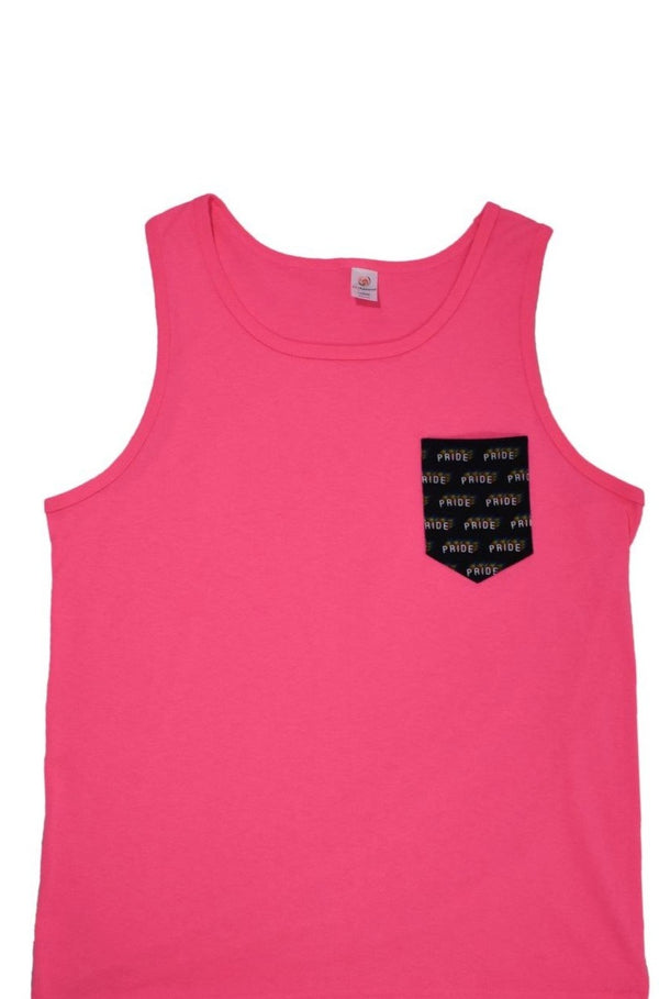 Pride Pink Pocket Tank (CT153-PD2)